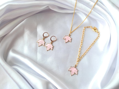 Jewelsbysirani Alloy Gold-plated Multicolor Jewellery Set(Pack of 1)