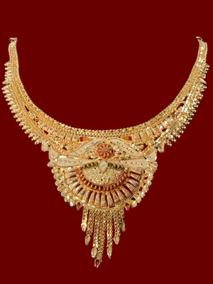 Shree Shyam Bentex Jewellery Brass Gold-plated Gold Jewellery Set(Pack of 3)