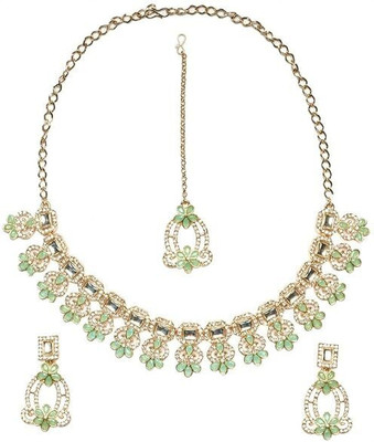 kulin Zinc Gold-plated Multicolor Jewellery Set(Pack of 1)