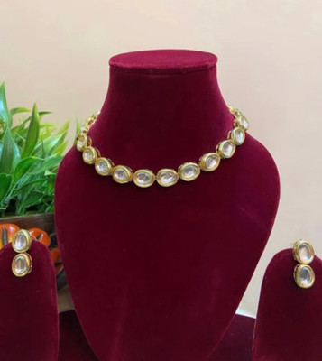 V.V. Sons Copper Gold-plated Gold Jewellery Set(Pack of 1)