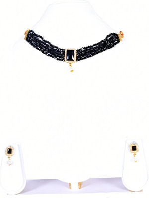 RAUNAK CREATION Alloy Black Jewellery Set(Pack of 3)