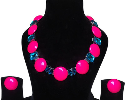 Buybox Metal Multicolor Jewellery Set(Pack of 3)