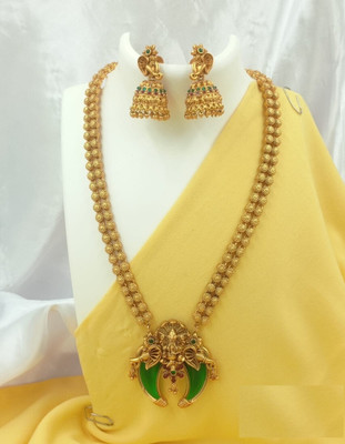 Shilpa Creation Alloy Gold Jewellery Set(Pack of 1)