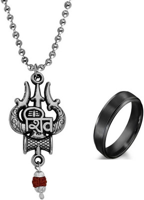 KINGSTYLEIMPEX Stainless Steel Sterling Silver Silver Jewellery Set(Pack of 3)