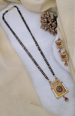 SHIVAY FASHION HUB Alloy Gold-plated Gold Jewellery Set(Pack of 1)