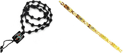 KINGSTYLEIMPEX Dori, Alloy Black, Gold Jewellery Set(Pack of 1)