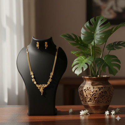 shringar sales Alloy Gold-plated Gold Jewellery Set(Pack of 1)