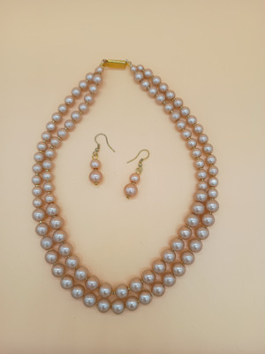 Zooni Collections Mother of Pearl Gold Jewellery Set(Pack of 1)