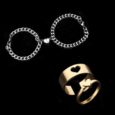 AVR JEWELS Alloy Silver Silver Jewellery Set(Pack of 4)