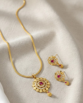 Kagul Alloy Gold Jewellery Set(Pack of 1)