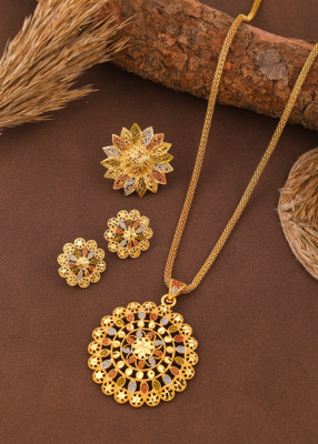 Brass Jewel Set(Multicolor)