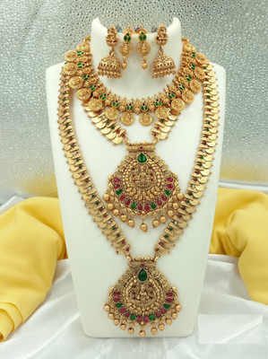 Shilpa Creation Brass Multicolor Jewellery Set(Pack of 2)