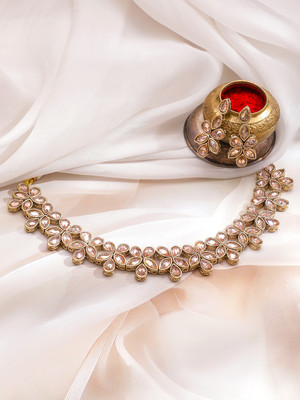 RUBANS Brass Gold-plated Gold Jewellery Set(Pack of 2)