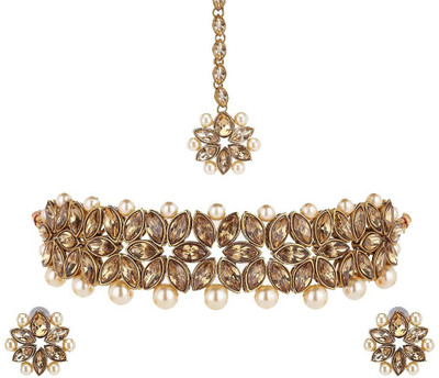 Mad Club Alloy Gold-plated Gold Jewellery Set(Pack of 1)