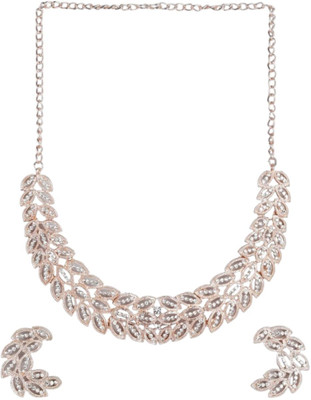 ANOUK Brass Rose Gold Jewellery Set(Pack of 3)