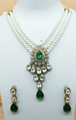 CATALYST Alloy Copper White, Green Jewellery Set(Pack of 1)