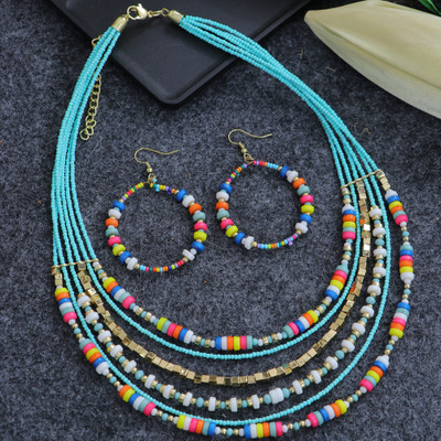 University Trendz Alloy Gold-plated Multicolor Jewellery Set(Pack of 1)