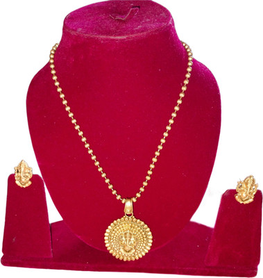 SANGEETA CREATION Alloy Gold-plated Gold Jewellery Set(Pack of 3)