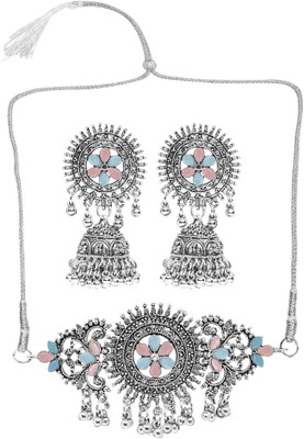 Anamya Collections Alloy Multicolor Jewellery Set(Pack of 1)