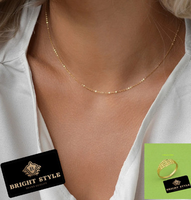 Bright STYLE Brass, Alloy Gold-plated Gold, Multicolor Jewellery Set(Pack of 2)