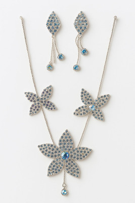 ABC Alloy Silver Jewellery Set(Pack of 3)