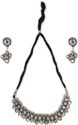 SKG Fashion Store Alloy Silver Jewellery Set(Pack of 1)