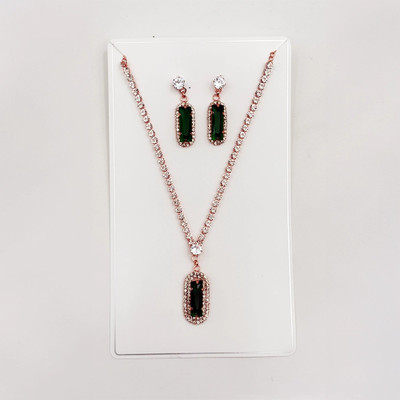 Arira Designs Metal Black, Gold Jewellery Set(Pack of 1)