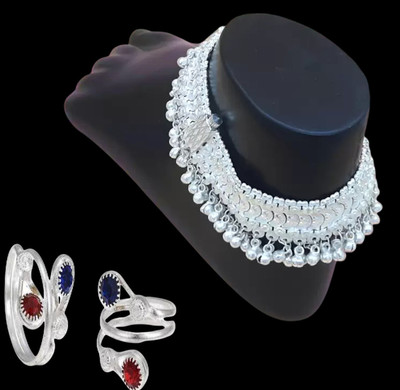 BhoriwalAndSons Alloy Silver Jewellery Set(Pack of 1)