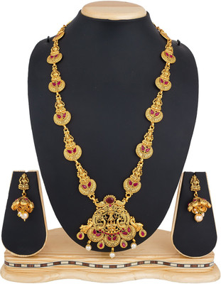 LUXOR Alloy Gold-plated Gold Jewellery Set(Pack of 1)