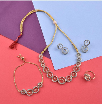 Shree Shyam Alloy Multicolor Jewellery Set(Pack of 1)