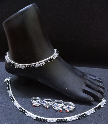 SONU SELECT Alloy Silver Jewellery Set(Pack of 1)