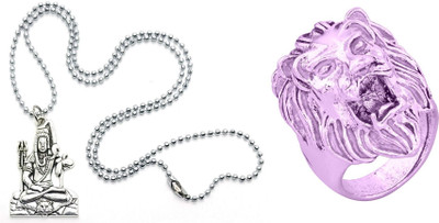 KINGSTYLEIMPEX Dori, Alloy Black, Purple Jewellery Set(Pack of 1)