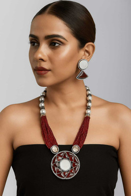 TJC Brass Multicolor Jewellery Set(Pack of 3)