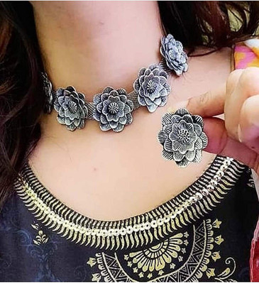 Shree Shyam Alloy Silver Jewellery Set(Pack of 1)