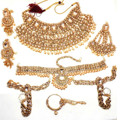 BluCandy Copper Gold-plated Multicolor Jewellery Set(Pack of 1)