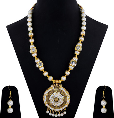 NM CREATION Alloy Multicolor Jewellery Set(Pack of 1)