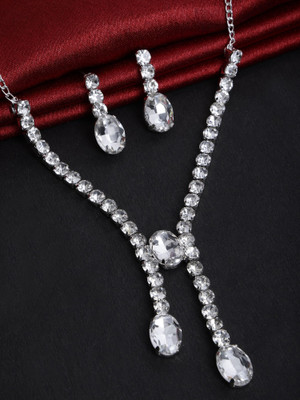 Shree Shyam Alloy White Jewellery Set(Pack of 2)