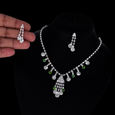 OChori Brass, Alloy Silver, Brass Silver Jewellery Set(Pack of 1)