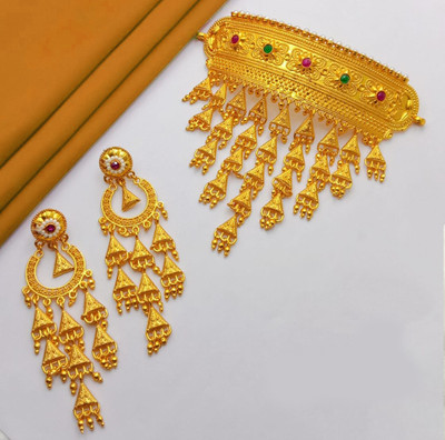 ramimitation Alloy Gold-plated Multicolor Jewellery Set(Pack of 1)