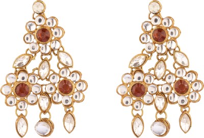 CATALYST CA : 624 BROWN EARING Crystal Alloy Earring Set, Stud Earring