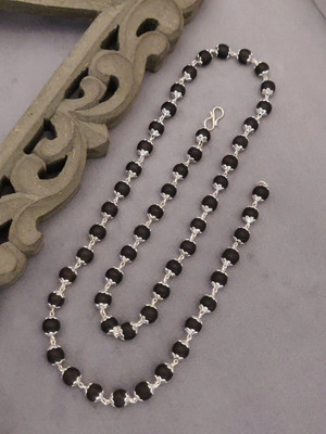 Gayatri Seva Sadan Brass Silver Black Jewellery Set(Pack of 1)