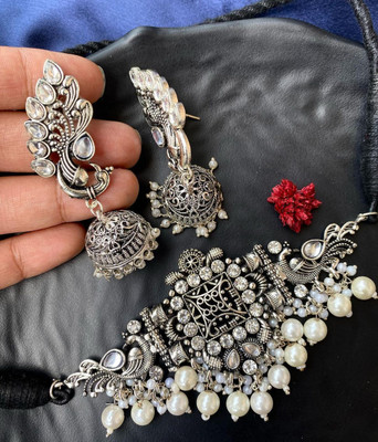 ISLANA Alloy Silver Jewellery Set(Pack of 1)