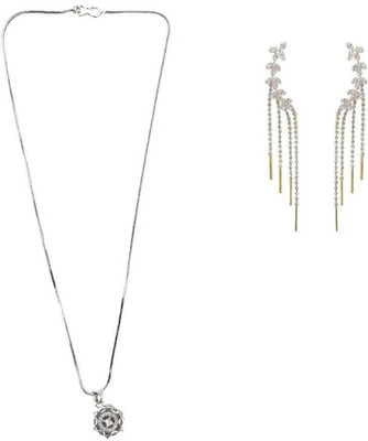 SRK Fashions Stone Silver, Silver Jewellery Set(Pack of 1)