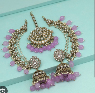 UWISH Alloy Purple Jewellery Set(Pack of 2)