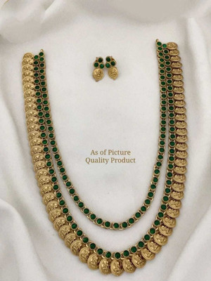 Joyful Alloy Gold-plated Gold Jewellery Set(Pack of 1)