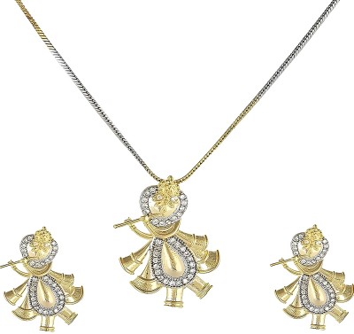 VEDANGA FASHION Alloy Gold-plated Gold Jewellery Set(Pack of 1)