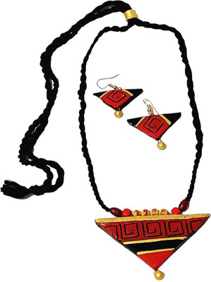 fashweave Terracotta Multicolor Jewellery Set(Pack of 1)