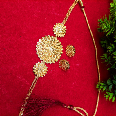 SARKAR JEWELERY Alloy Gold-plated Gold Jewellery Set(Pack of 1)