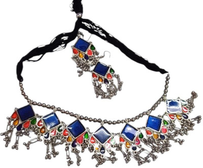 Poonam Art And Craft Metal Multicolor Jewellery Set(Pack of 1)
