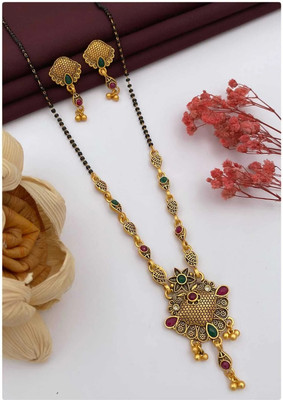SHIVAY FASHION HUB Alloy Gold-plated Gold Jewellery Set(Pack of 1)